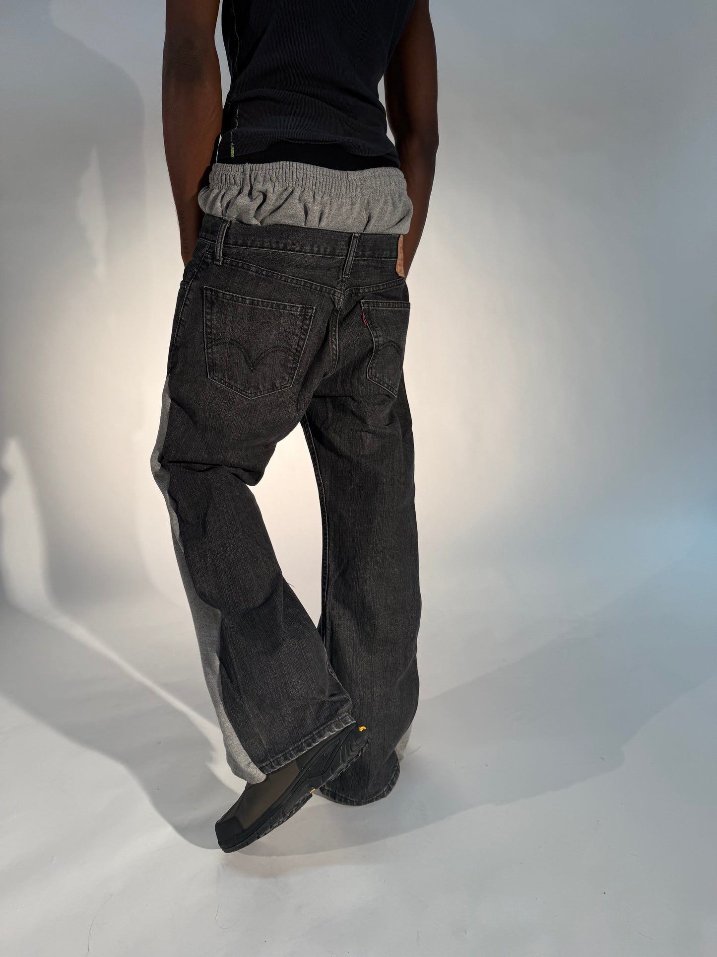 Hylism Grey Sweatpant Jeans