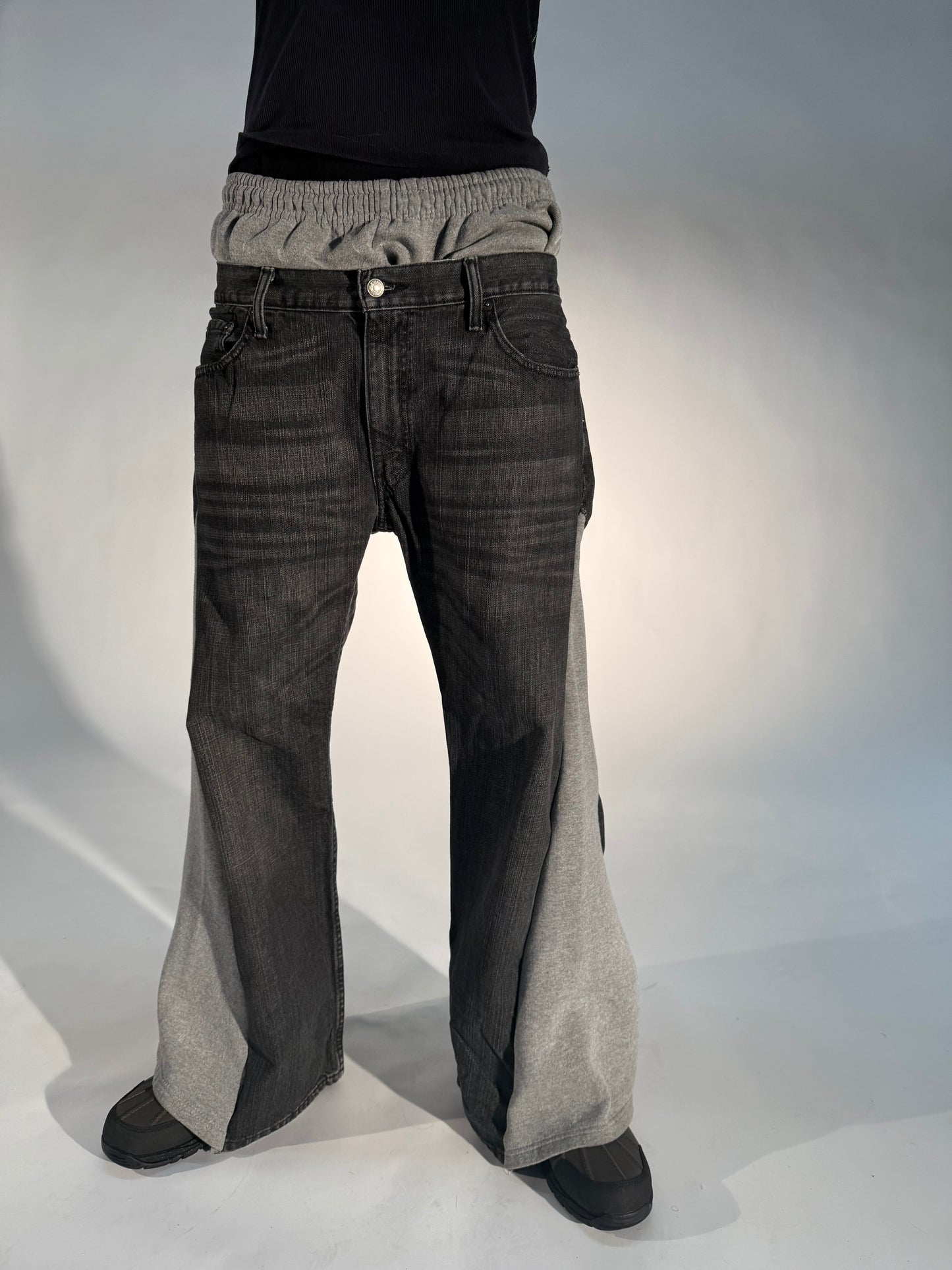 Hylism Grey Sweatpant Jeans