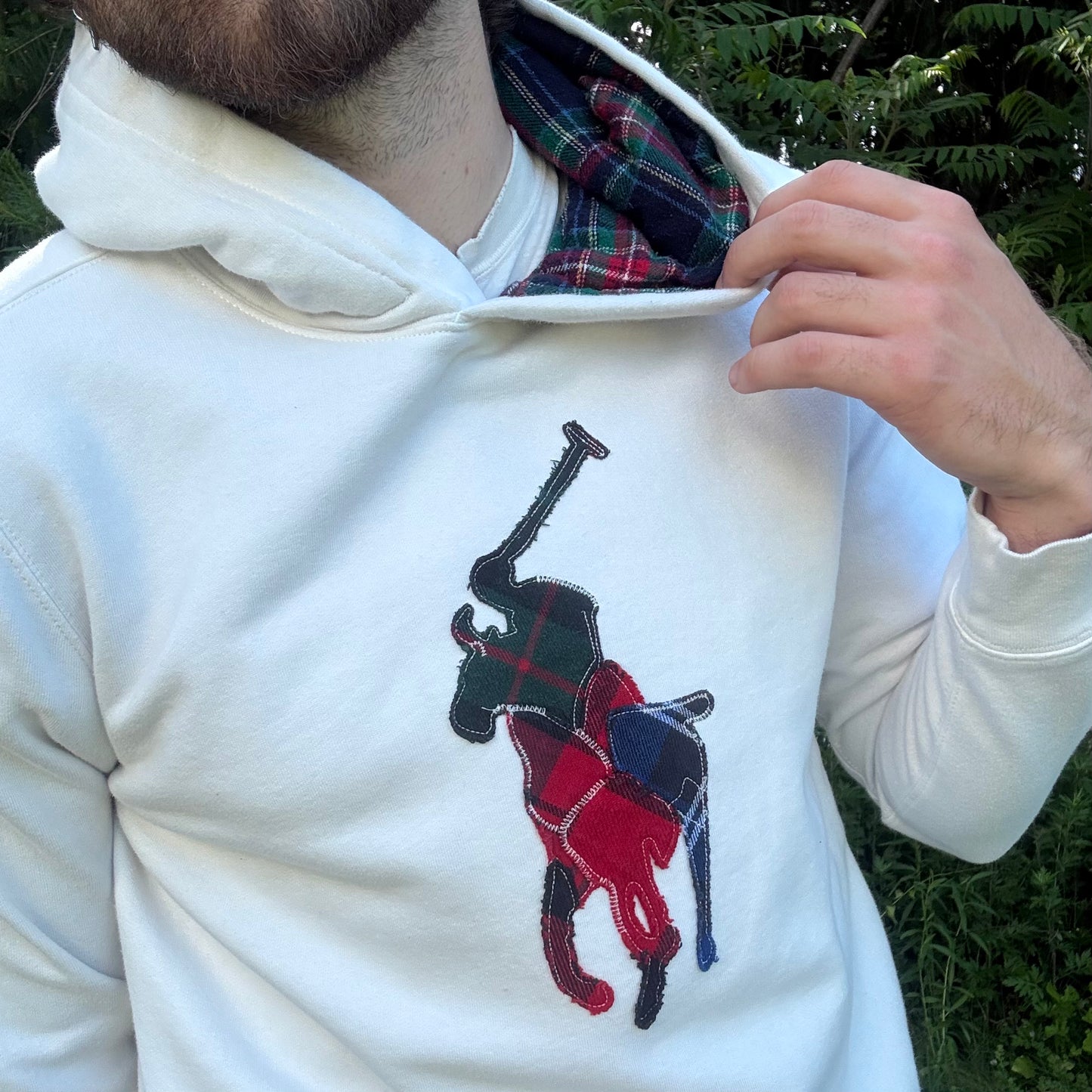 POLO Plaid Hoodie
