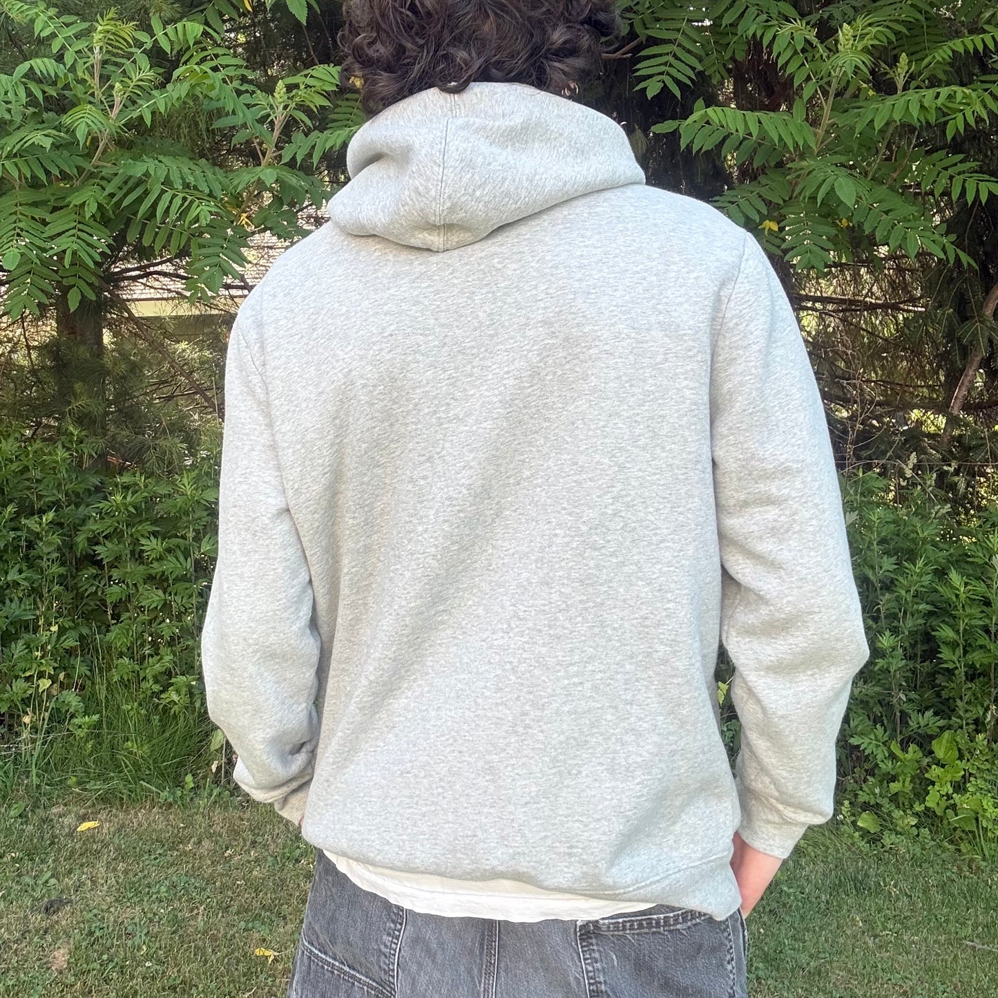 Grey & Yellow Plaid Skull Hoodie