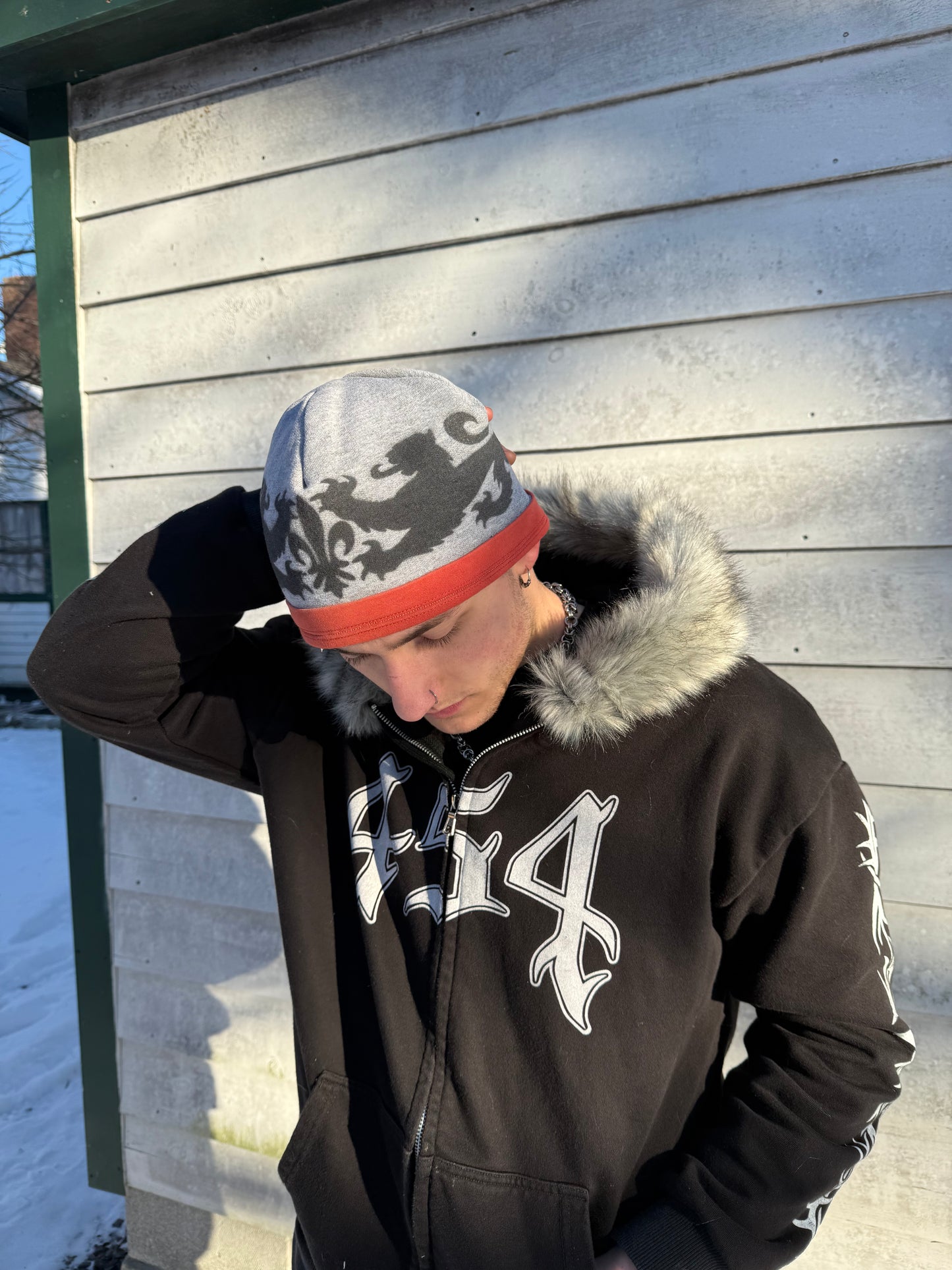 Orange Medieval Beanie