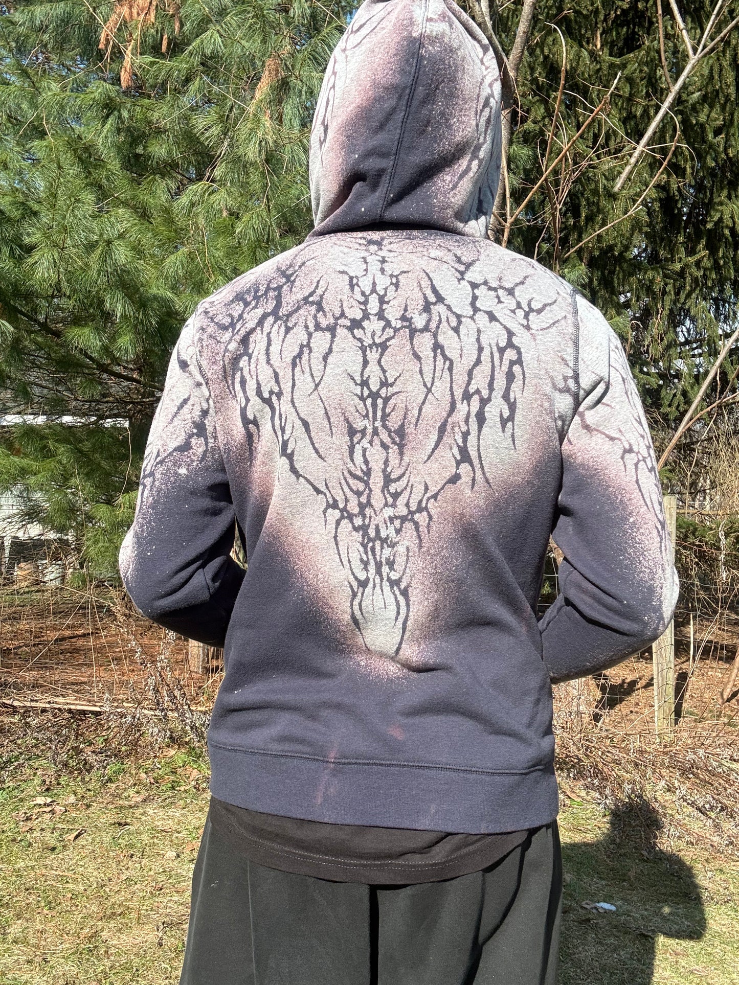 Hylism Dark Blue Camo Zip-Up