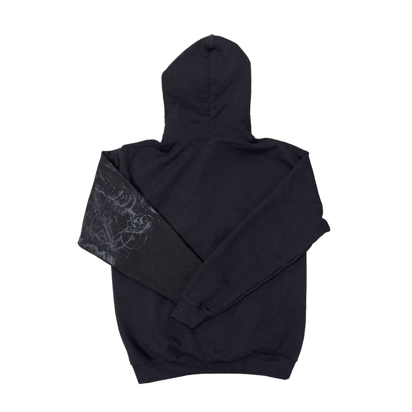 Hylism Cursed Black Denim Hoodie