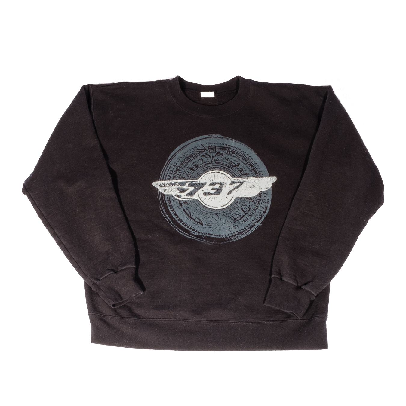 Cursed Flight 737 Black Crewneck