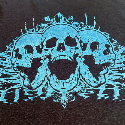 Blue Skull Long Sleeve