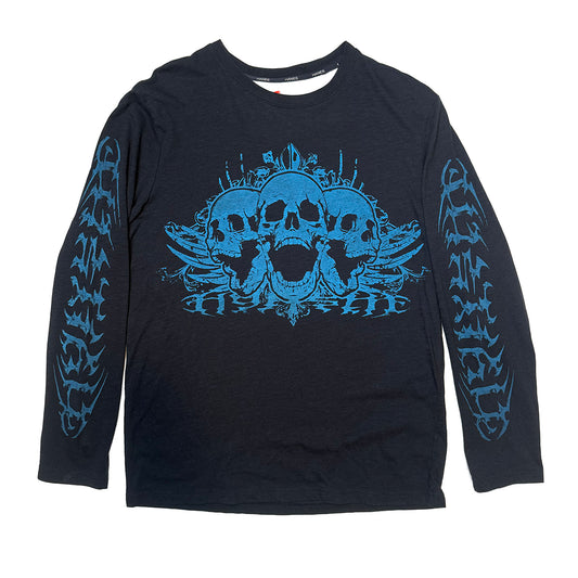 Blue Skull Long Sleeve