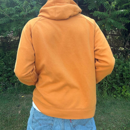 Orange & Blue Plaid Skull Hoodie