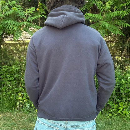 Light Blue Plaid Skull Hoodie