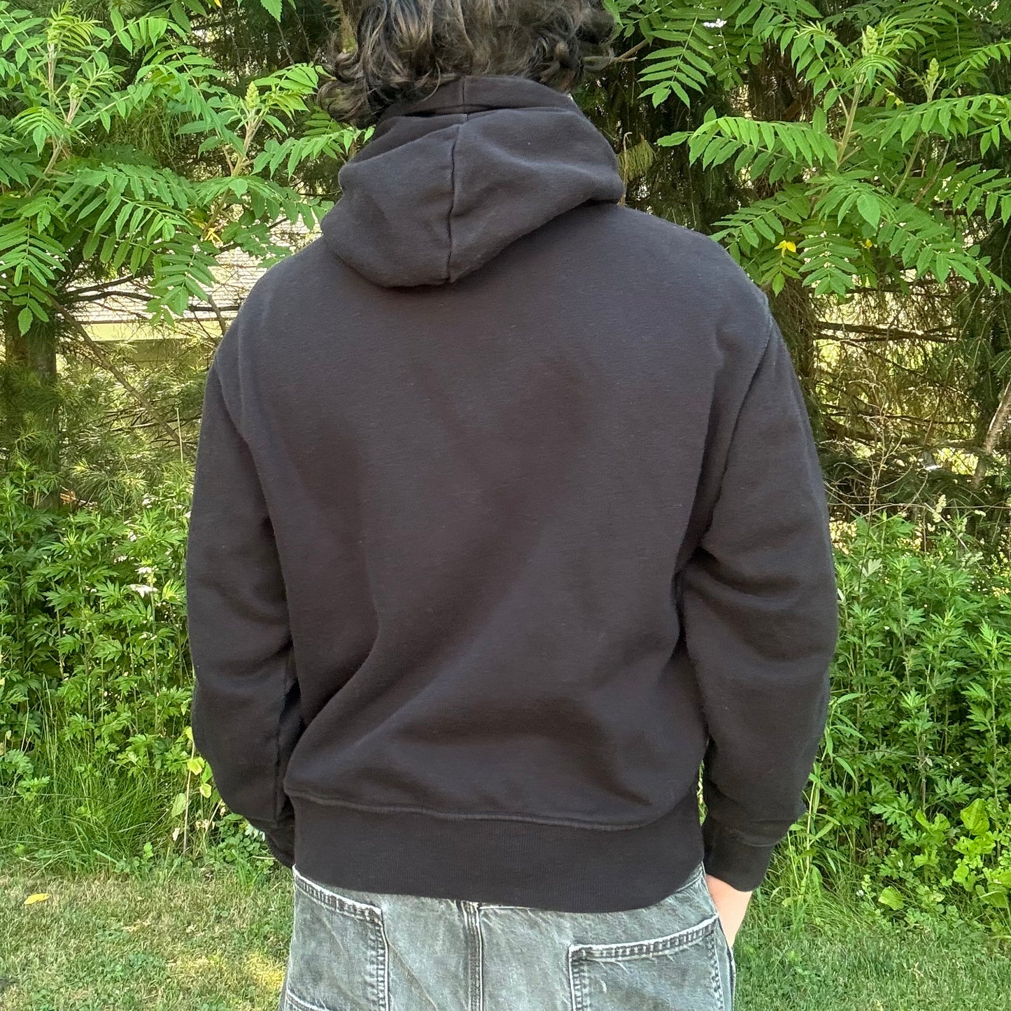 Black & Red Plaid Skull Hoodie