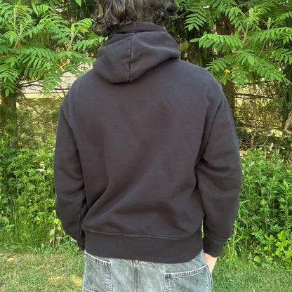 Black & Red Plaid Skull Hoodie