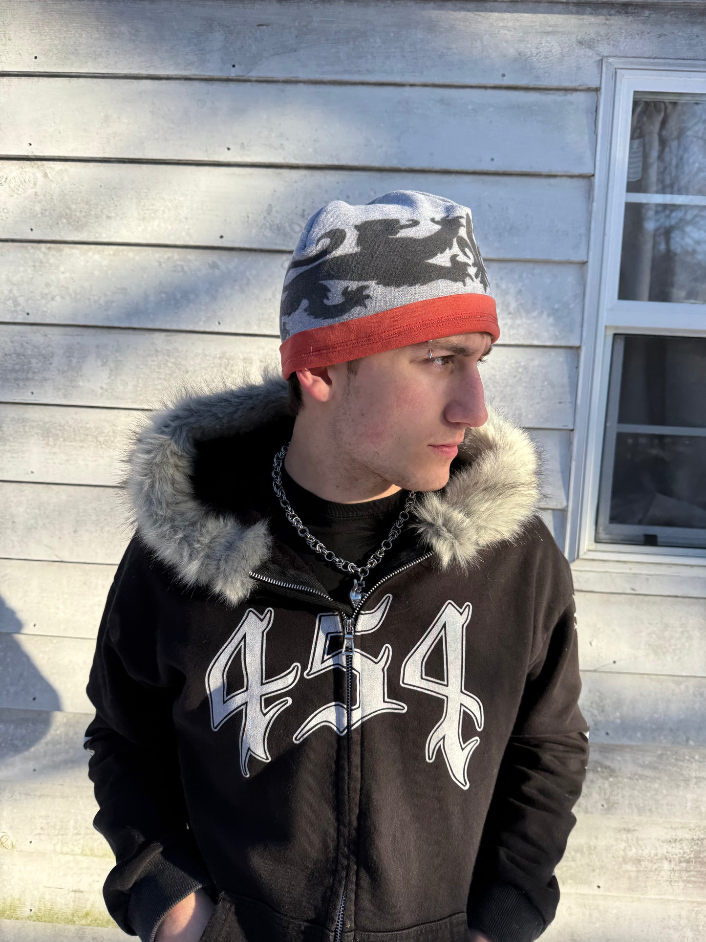 Orange Medieval Beanie