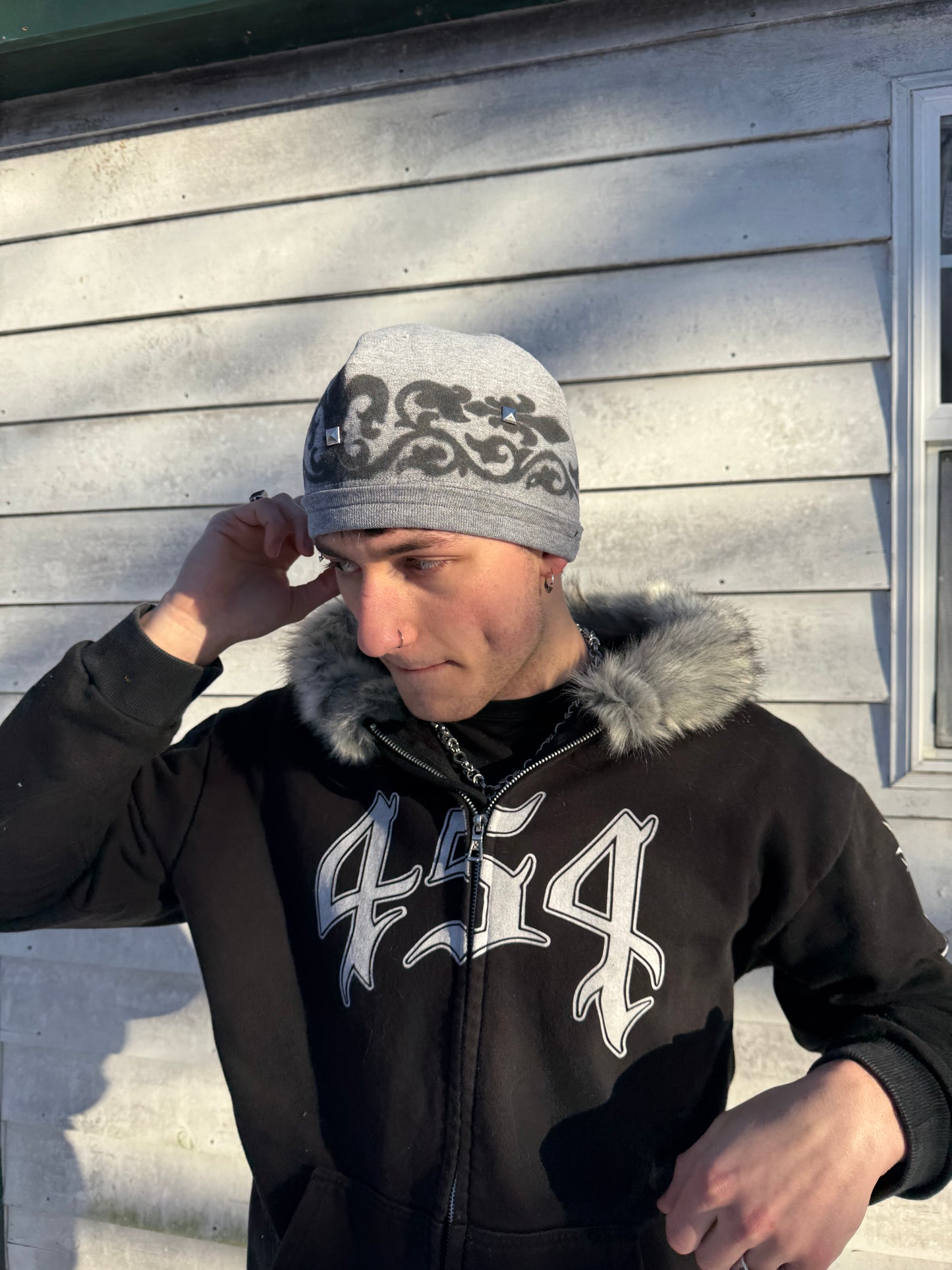 Studded Medieval Beanie