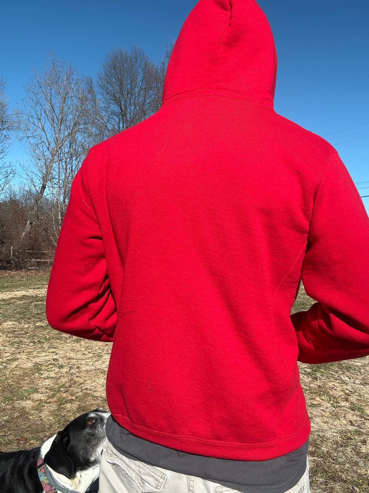 Red Plaid Skull Hoodie