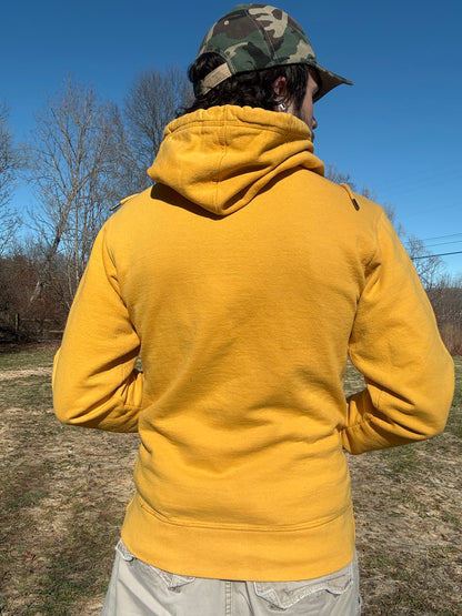 Yellow Plaid Skull Hoodie