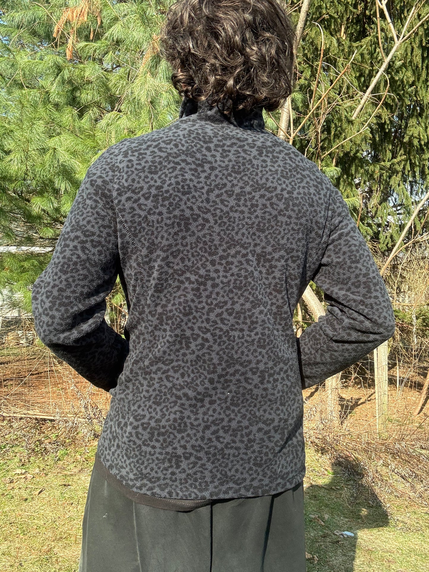 Camo Heart Fur Zip-up