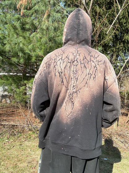 Oversized Hylism Camo Zip-Up