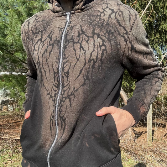 Hylism black Camo Zip-Up