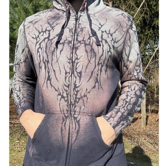 Hylism Dark Blue Camo Zip-Up