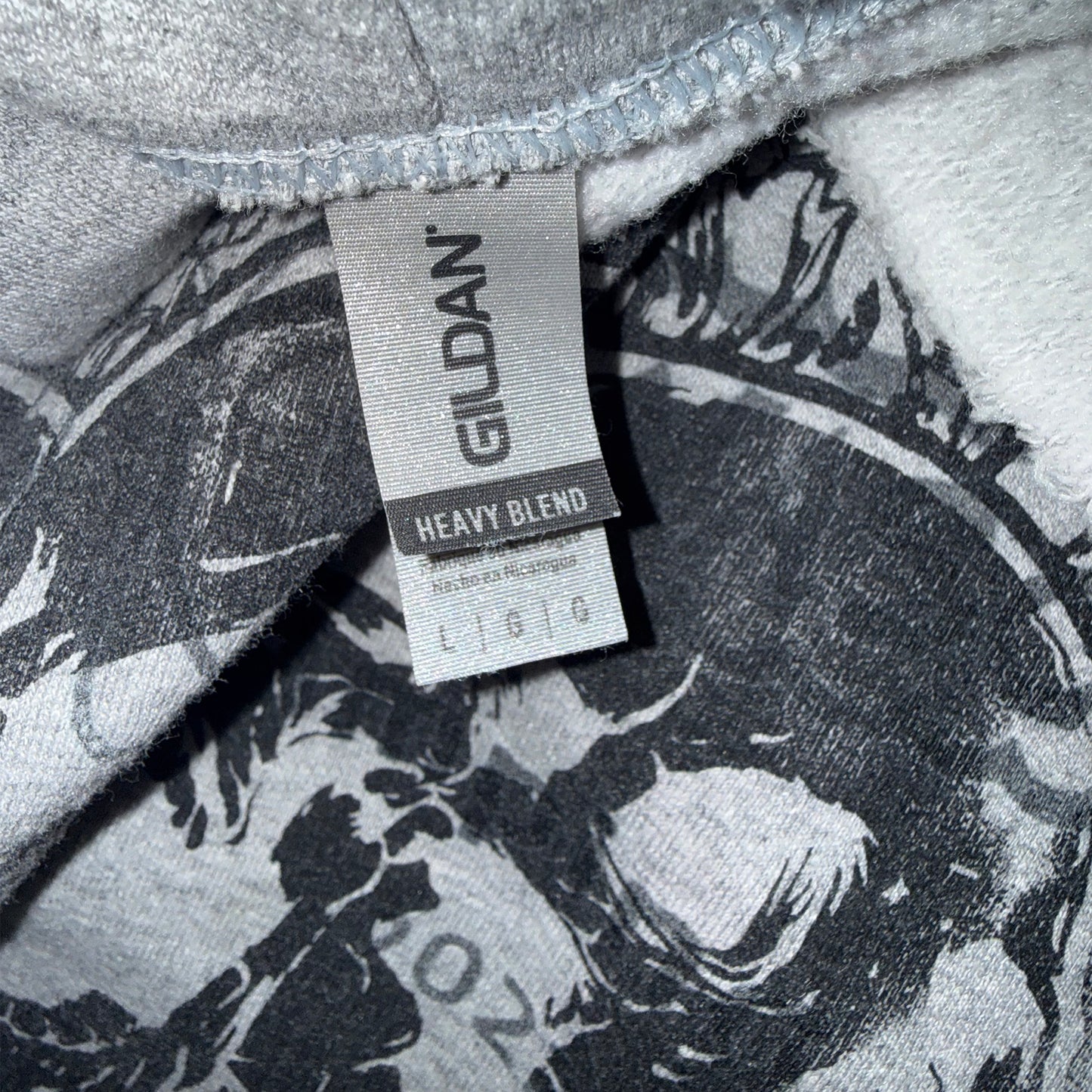 Grey Skull Camp Hoodie