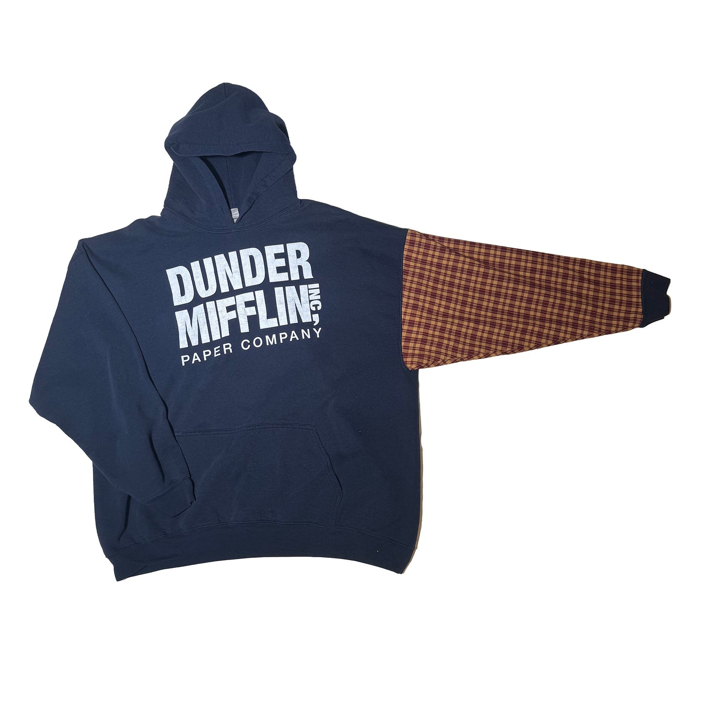 Dunder Miffiln Plaid Sleeve