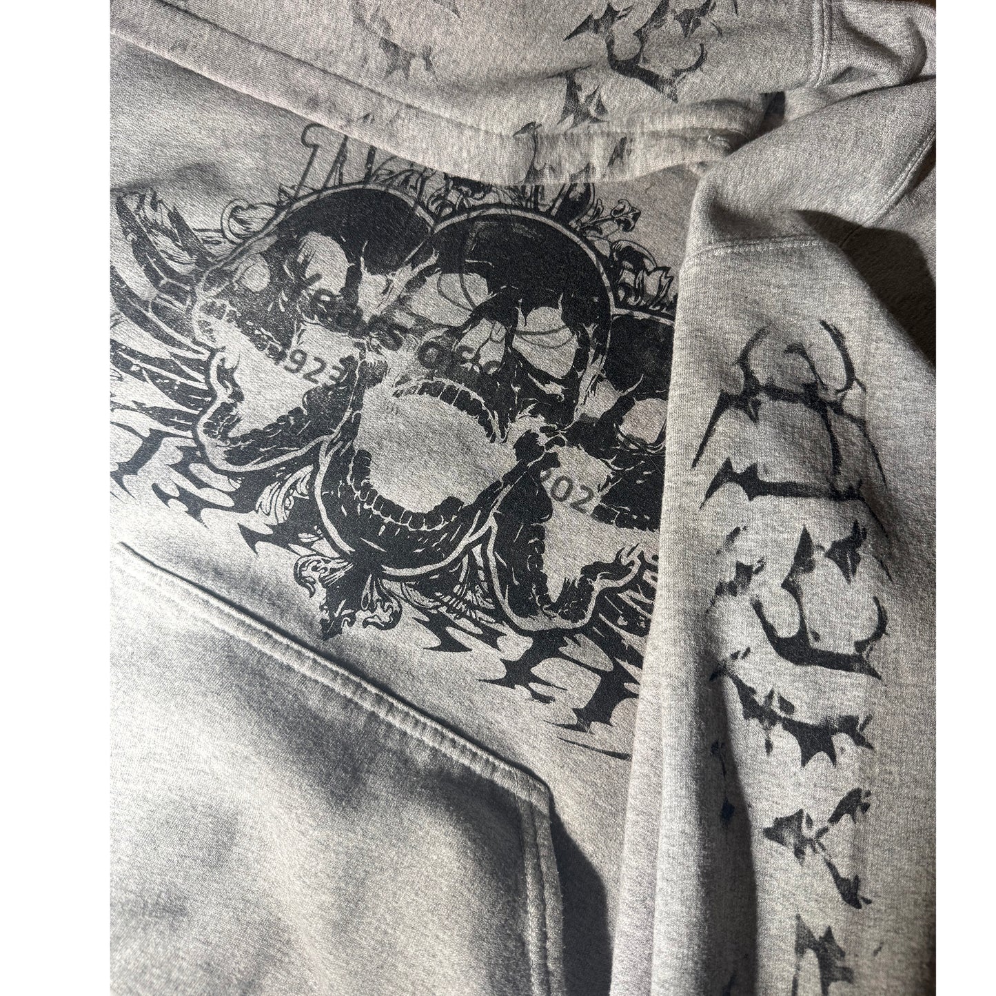 Grey Skull Camp Hoodie