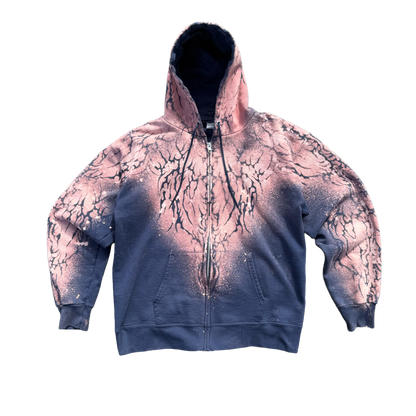 Hylism Camo RedBlue Zip-Up