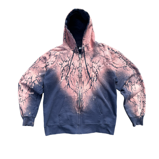 Hylism Camo RedBlue Zip-Up