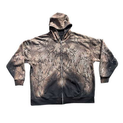 Oversized Hylism Camo Zip-Up
